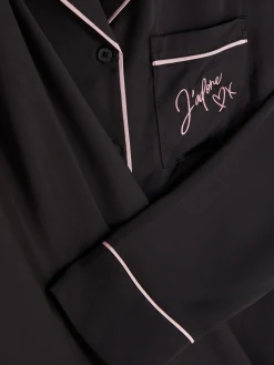 Pyjama En Satin à Manches Longues|Primark Hot