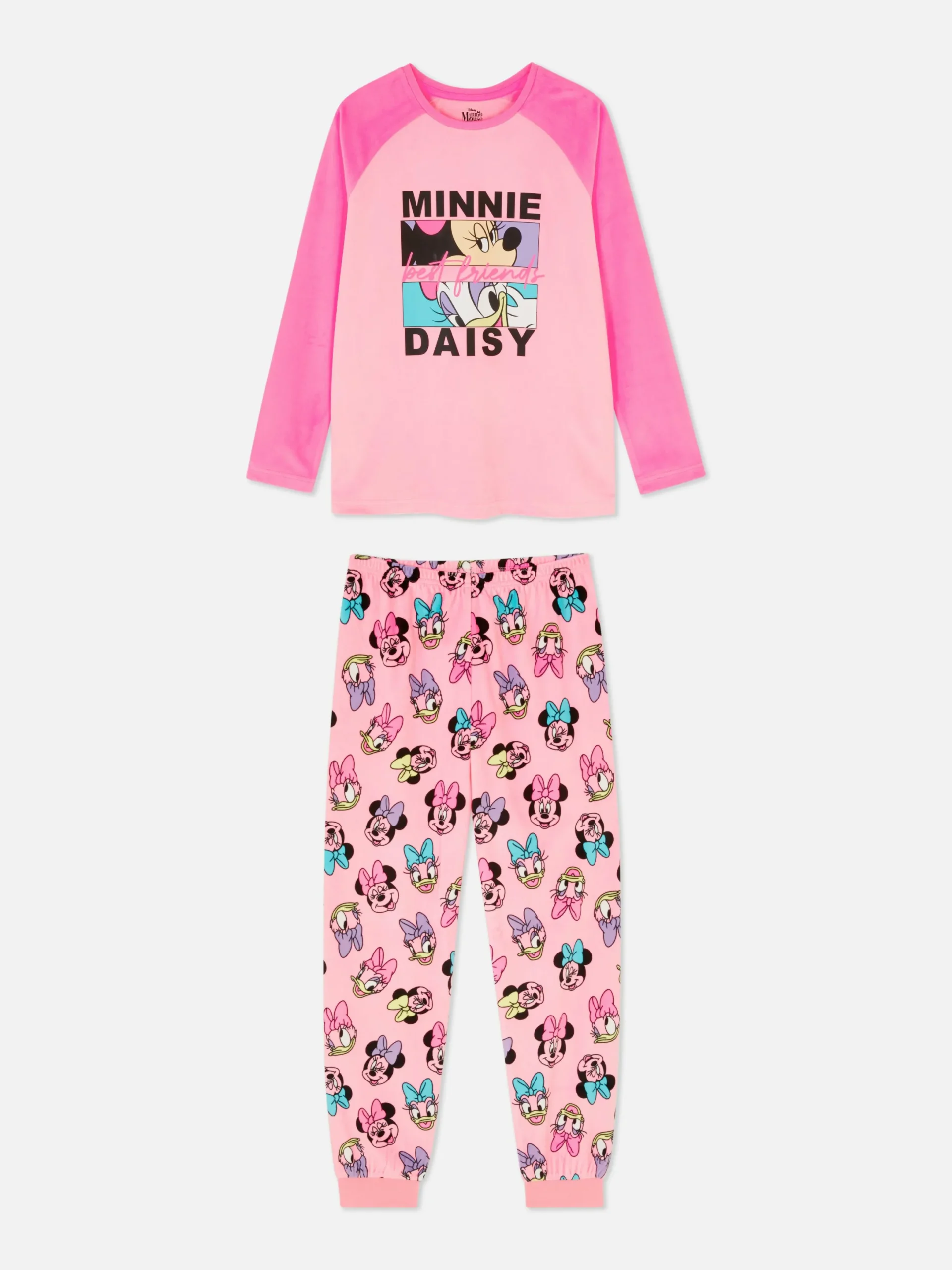 Pyjama En Velours Disney Minnie Mouse Et Daisy Duck|Primark Online