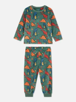 Pyjama En Velours Graphique|Primark Clearance