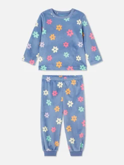 Pyjama En Velours Graphique|Primark Outlet