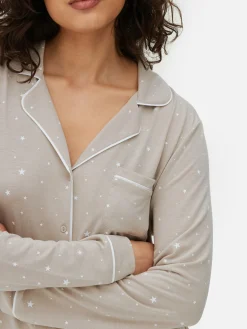 Pyjama Long Boyfriend à Motif|Primark Sale