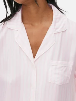 Pyjama Long Boyfriend à Rayures|Primark Online