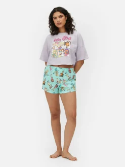 Pyjama Short Graphique Nickelodeon Années 90|Primark Sale