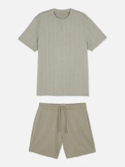 Pyjama Short Texturé|Primark Online