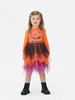Robe D'Halloween Citrouille à Sequins|Primark