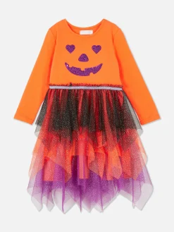 Robe D'Halloween Citrouille à Sequins|Primark