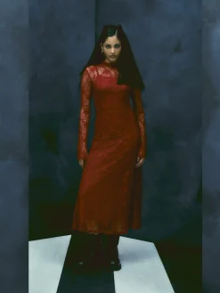 Robe Mi-longue En Dentelle à Col Montant Beetlejuice X Colleen Atwood|Primark Outlet