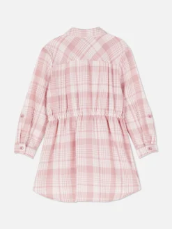 Robe-chemise à Carreaux|Primark Clearance