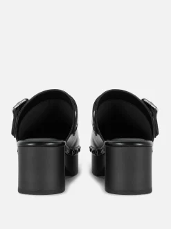 Sabots Cloutés à Talon épais Rita Ora|Primark New