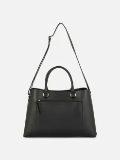 Sac Fourre-tout En Simili Cuir à Poche Zippée|Primark New