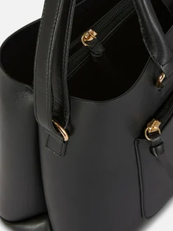 Sac Fourre-tout En Simili Cuir à Poche Zippée|Primark New