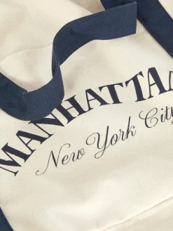 Sac Fourre-tout Oversize En Toile Manhattan|Primark