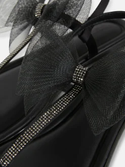 Sandales à Nœud En Maille, Pointure Large|Primark Outlet