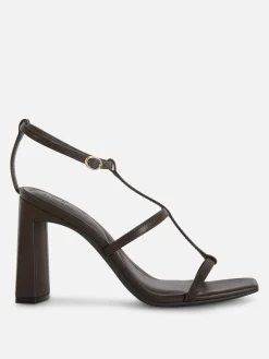 Sandales à Talon Carré Et Bride En T Rita Ora|Primark Online