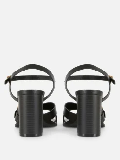 Sandales à Talons Et Brides Croisées|Primark New