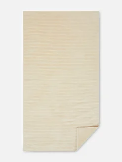 Serviette De Bain Côtelée Texturée|Primark New