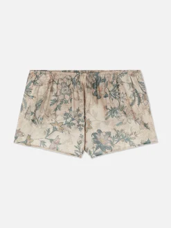 Short De Pyjama En Satin à Fleurs|Primark Discount