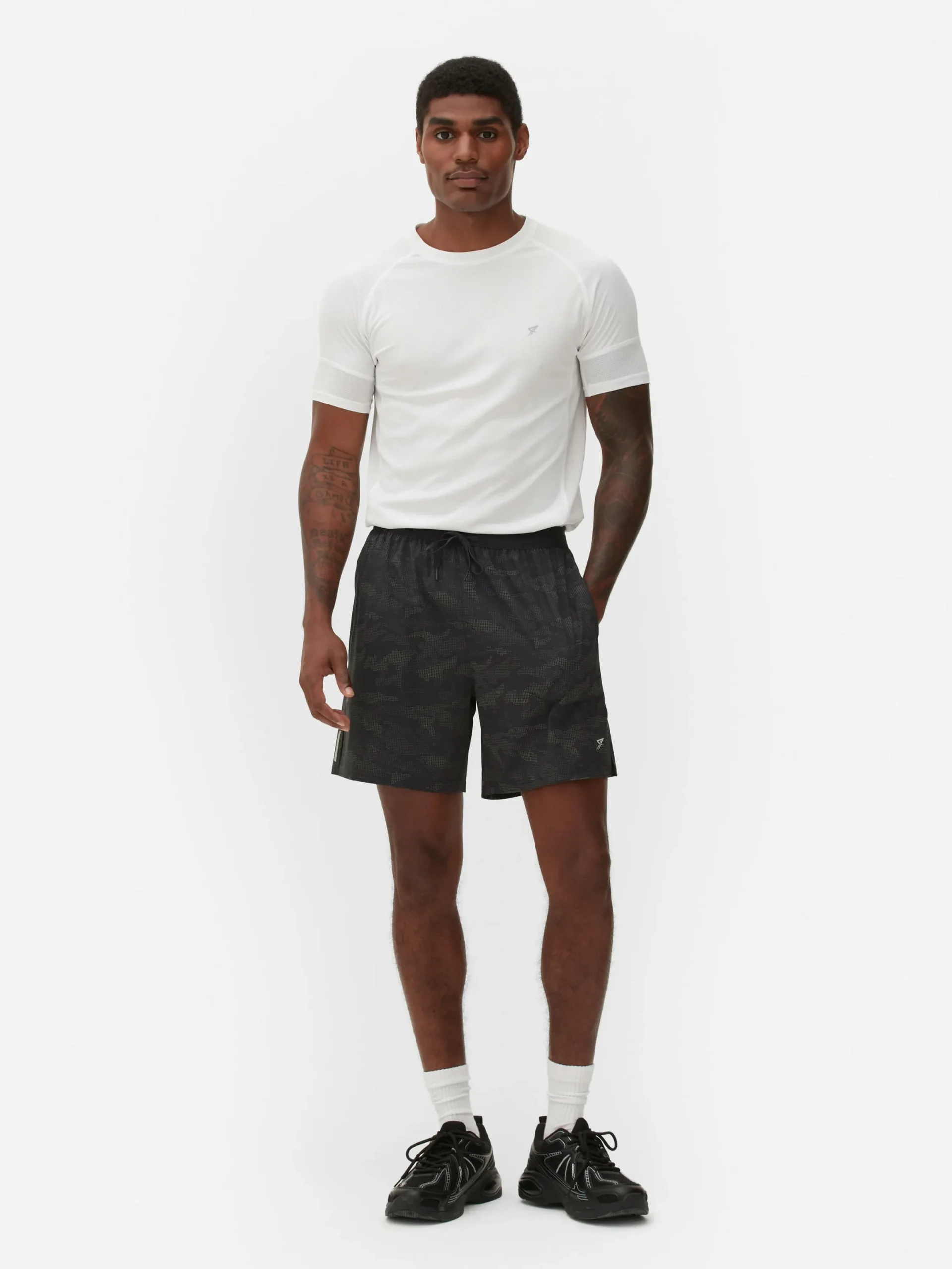 Short De Sport à Motifs Réfléchissants|Primark Discount