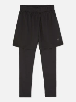 Short De Sport Avec Legging 2 En 1|Primark Discount