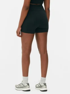 Short De Yoga Taille Haute En Tissu Ultra-doux|Primark Outlet