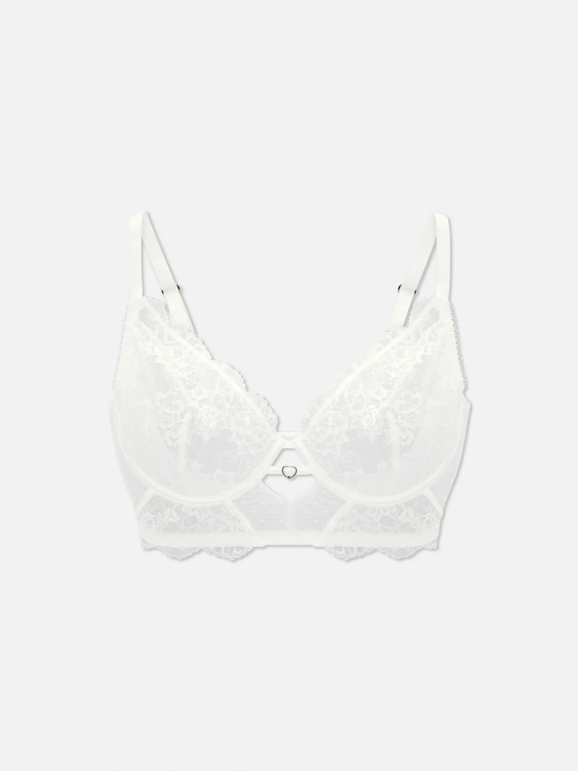 Soutien-gorge Bustier De Mariée En Dentelle Non Rembourré D-G|Primark Hot