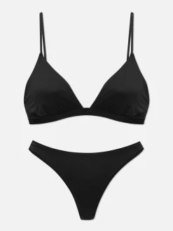 Soutien-gorge Triangle Et String En Microfibre|Primark Clearance