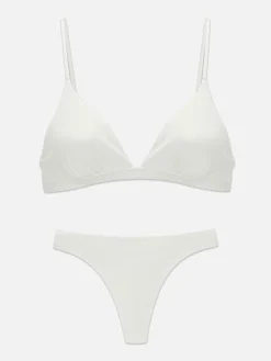 Soutien-gorge Triangle Et String En Microfibre|Primark Hot