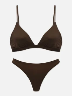 Soutien-gorge Triangle Et String En Microfibre|Primark Clearance