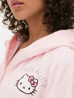 Sweat à Capuche Zippé En Velours à Coordonner Hello Kitty|Primark Online