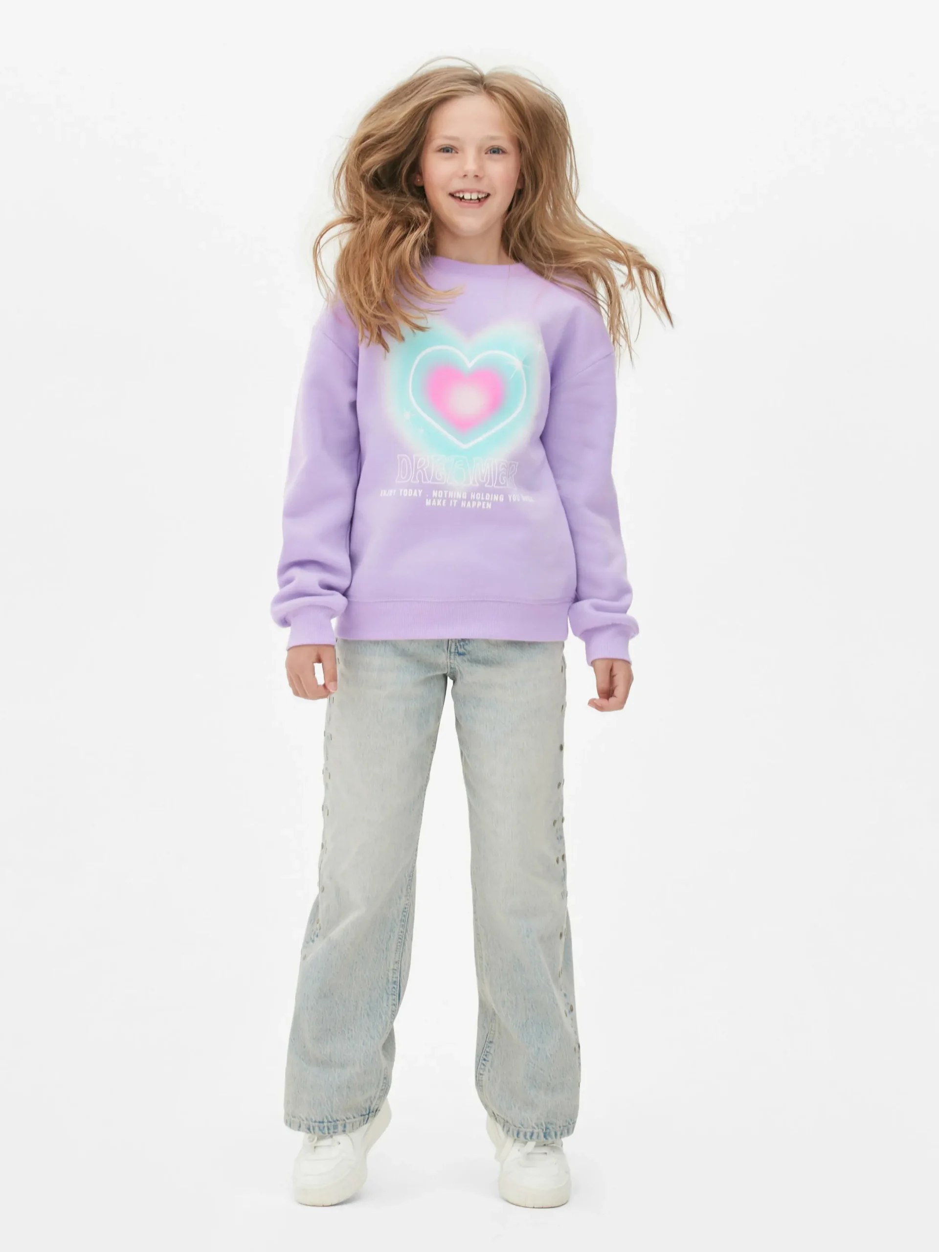 Sweat-shirt à Col Ras-du-cou|Primark Clearance