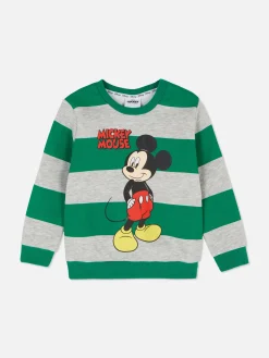 Sweat-shirt à Col Ras-du-cou Et Rayures Disney Mickey Mouse|Primark Online