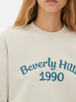 Sweat-shirt à Col Ras-du-cou Avec Message|Primark Sale