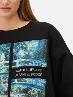 Sweat-shirt Claude Monet Le Bassin Aux Nymphéas|Primark Outlet