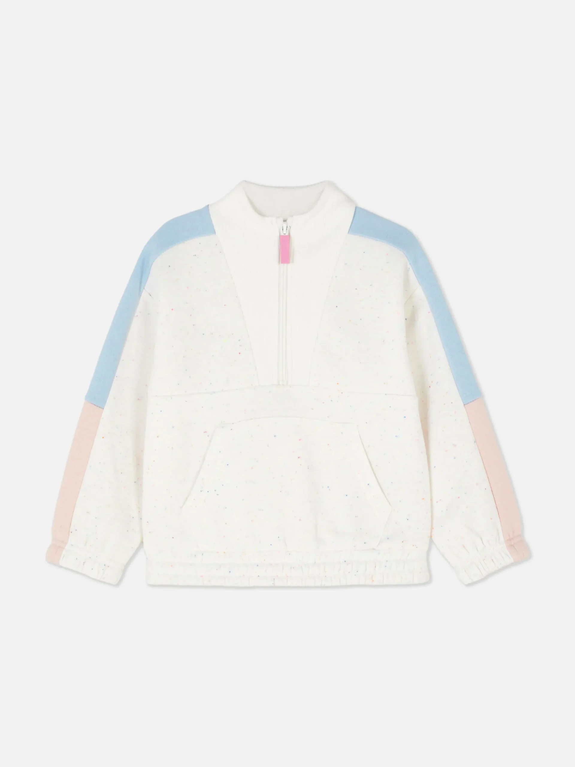 Sweat-shirt Color Block à Encolure Zippée|Primark Best