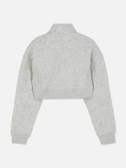 Sweat-shirt Court à Col Cheminée|Primark Sale