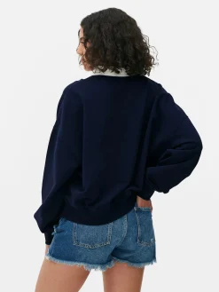 Sweat-shirt Graphique à Col|Primark Best