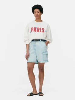 Sweat-shirt Graphique Paris|Primark Hot