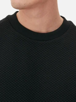 Sweat-shirt Matelassé à Motif Losanges|Primark Discount