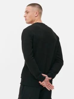 Sweat-shirt Matelassé à Motif Losanges|Primark Discount