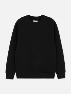 Sweat-shirt Matelassé à Motif Losanges|Primark Discount