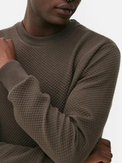 Sweat-shirt Matelassé à Motif Losanges|Primark Best