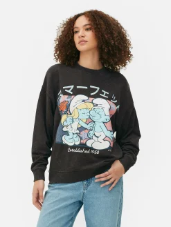 Sweat-shirt Oversize Graphique Les Schtroumpfs|Primark Best