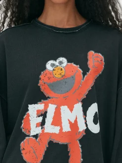 Sweat-shirt Oversize Graphique Sesame Street|Primark Outlet