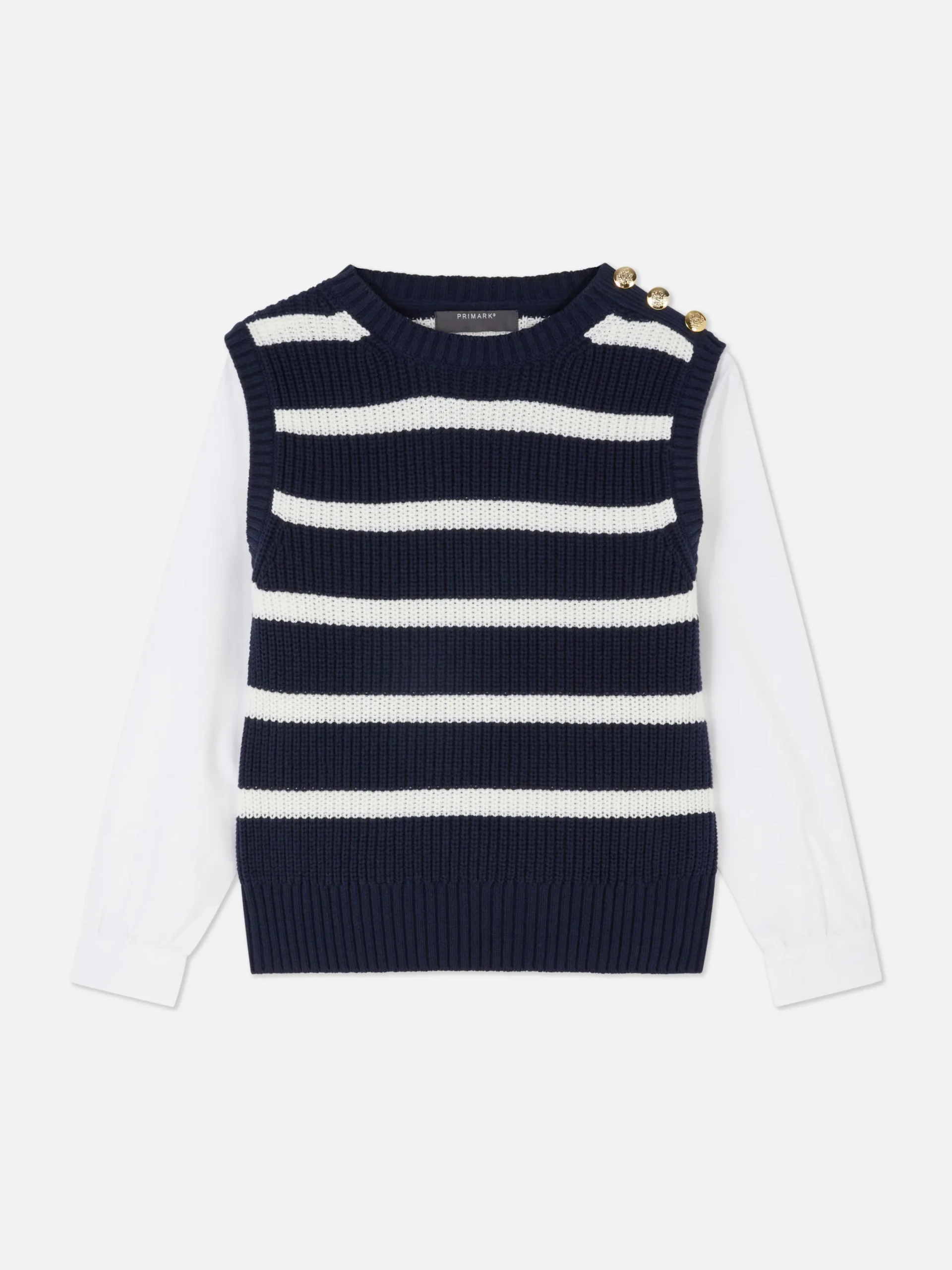 Tenue Deux-en-un Débardeur En Tricot Et Chemise|Primark