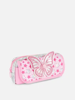 Trousse à Crayons à écusson Papillon|Primark Clearance