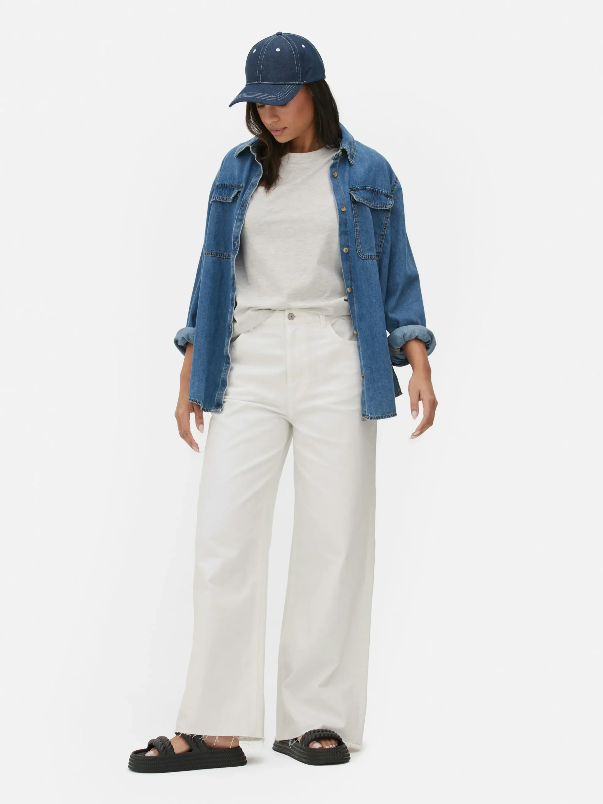 T-shirt à Col Ras-du-cou|Primark New