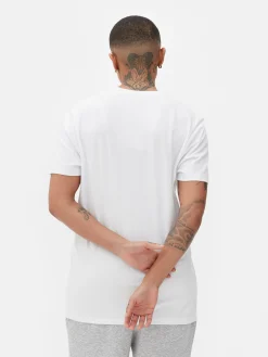 T-shirt à Col Ras-du-cou Coupe Regular|Primark Outlet