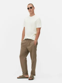 T-shirt à Col Ras-du-cou Coupe Regular|Primark Discount