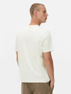T-shirt à Col Ras-du-cou Coupe Regular|Primark Discount