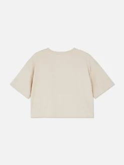 T-shirt à Col Ras-du-cou Et Manches Courtes|Primark Sale